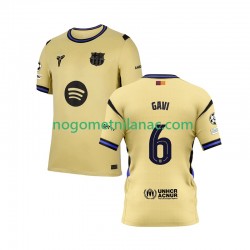 Dres FC Barcelona Gavi 6 Champions League Gostujući 2025-2026 Kratkih Rukava - Muški Dres FC Barcelona Gavi 6 Champions League Gostujući 2025-2026 Kratkih Rukava - Muški
