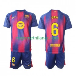Dres FC Barcelona Gavi 6 Domaći 2025-2026 Kratkih Rukava - Dječji Dres FC Barcelona Gavi 6 Domaći 2025-2026 Kratkih Rukava - Dječji