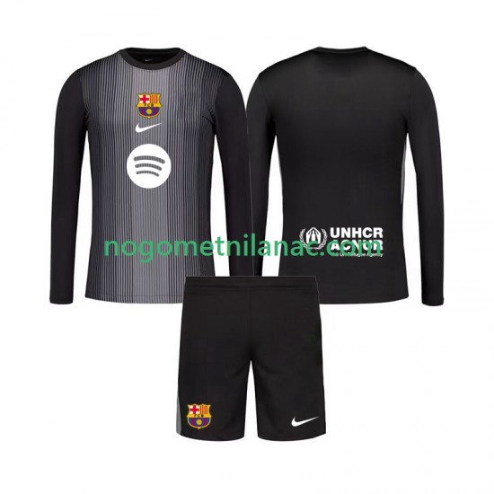 Golmanski Dres - Dres FC Barcelona Treći 2025-2026 Dugim Rukavima - Dječji