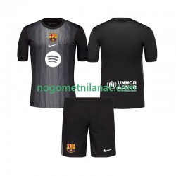 Golmanski Dres - Dres FC Barcelona Treći 2025-2026 Kratkih Rukava - Dječji