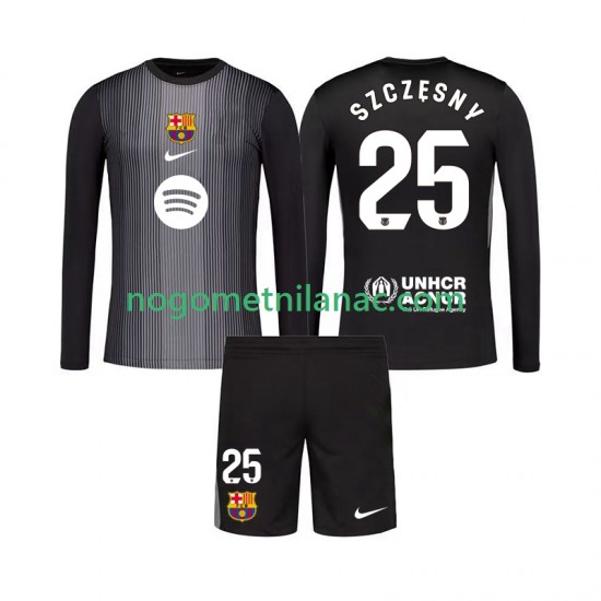 Golmanski Dres - Dres FC Barcelona Szczesny 25 Treći 2025-2026 Dugim Rukavima - Dječji