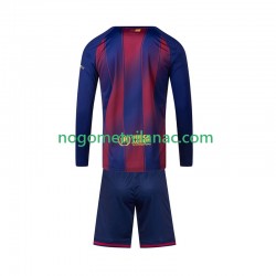 Dres FC Barcelona Domaći 2025-2026 Dugim Rukavima - Dječji