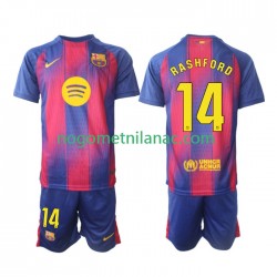 Dres FC Barcelona Marcus Rashford 14 Domaći 2025-2026 Kratkih Rukava - Dječji
