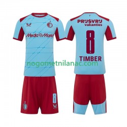 Dres Feyenoord Rotterdam Quinten Timber 8 Treći 2025-2026 Kratkih Rukava - Dječji Dres Feyenoord Rotterdam Quinten Timber 8 Treći 2025-2026 Kratkih Rukava - Dječji