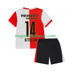 Dres Feyenoord Rotterdam Sem Steijn 14 Domaći 2025-2026 Kratkih Rukava - Dječji