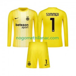 Golmanski Dres - Dres Inter Milan Yann Sommer 1 Gostujući 2025-2026 Dugim Rukavima - Dječji Golmanski Dres - Dres Inter Milan Yann Sommer 1 Gostujući 2025-2026 Dugim Rukavima - Dječji