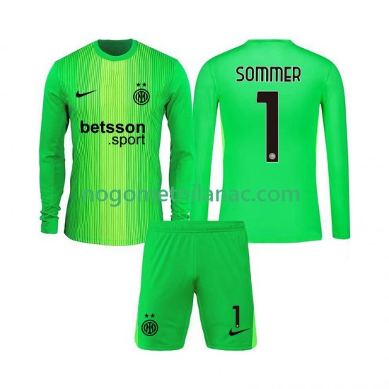 Golmanski Dres - Dres Inter Milan Yann Sommer 1 Treći 2025-2026 Dugim Rukavima - Dječji