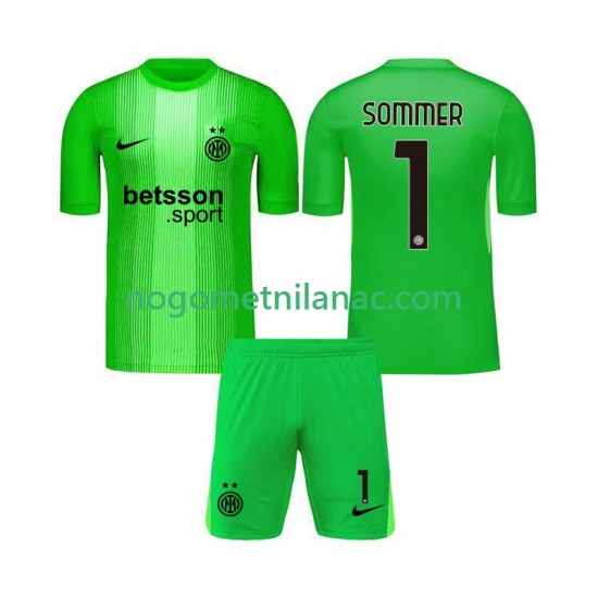 Golmanski Dres - Dres Inter Milan Yann Sommer 1 Treći 2025-2026 Kratkih Rukava - Dječji
