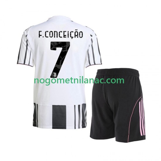 Dres Juventus Francisco Conceicao 7 Domaći 2025-2026 Kratkih Rukava - Dječji