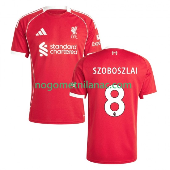 Dres Liverpool Dominik Szoboszlai 8 Domaći 2025-2026 Kratkih Rukava - Muški