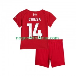 Dres Liverpool Federico Chiesa 14 Domaći 2025-2026 Kratkih Rukava - Dječji