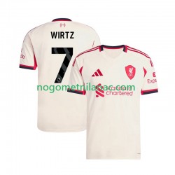 Dres Liverpool Florian Wirtz 7 Gostujući 2025-2026 Kratkih Rukava - Muški
