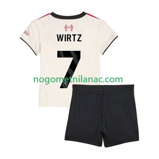 Dres Liverpool Florian Wirtz 7 Gostujući 2025-2026 Kratkih Rukava - Dječji