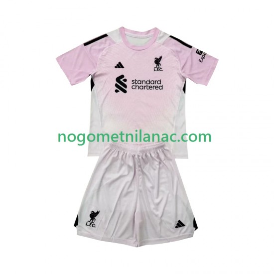 Golmanski Dres - Dres Liverpool Treći 2025-2026 Kratkih Rukava - Dječji