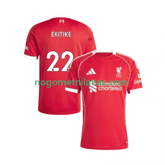 Dres Liverpool Hugo Ekitike 22 Domaći 2025-2026 Kratkih Rukava - Muški