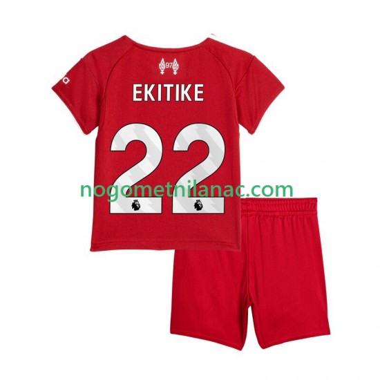Dres Liverpool Hugo Ekitike 22 Domaći 2025-2026 Kratkih Rukava - Dječji