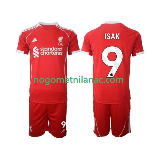 Dres Liverpool ISAK 9 Domaći 2025-2026 Kratkih Rukava - Dječji