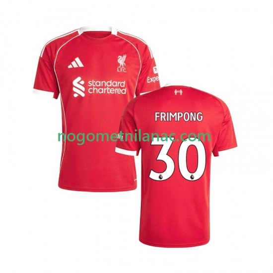 Dres Liverpool Jeremie Frimpong 30 Domaći 2025-2026 Kratkih Rukava - Muški