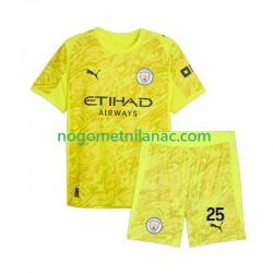 Golmanski Dres - Dres Manchester City Gianluigi Donnarumma 25 Treći 2025-2026 Kratkih Rukava - Dječji
