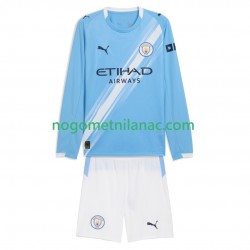 Dres Manchester City Domaći 2025-2026 Dugim Rukavima - Dječji