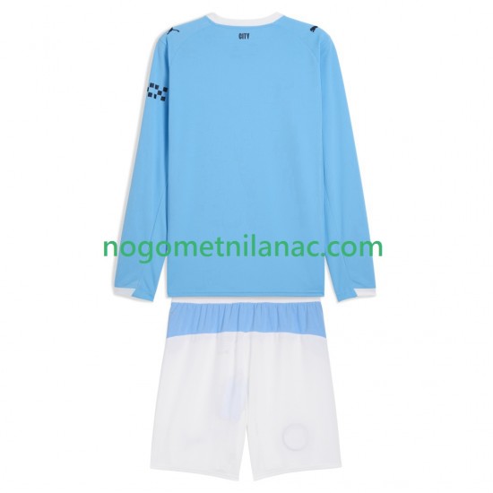 Dres Manchester City Domaći 2025-2026 Dugim Rukavima - Dječji