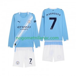Dres Manchester City Omar Marmoush 7 Domaći 2025-2026 Dugim Rukavima - Dječji Dres Manchester City Omar Marmoush 7 Domaći 2025-2026 Dugim Rukavima - Dječji