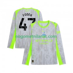 Dres Manchester City Phil Foden 47 Treći 2025-2026 Dugim Rukavima - Muški