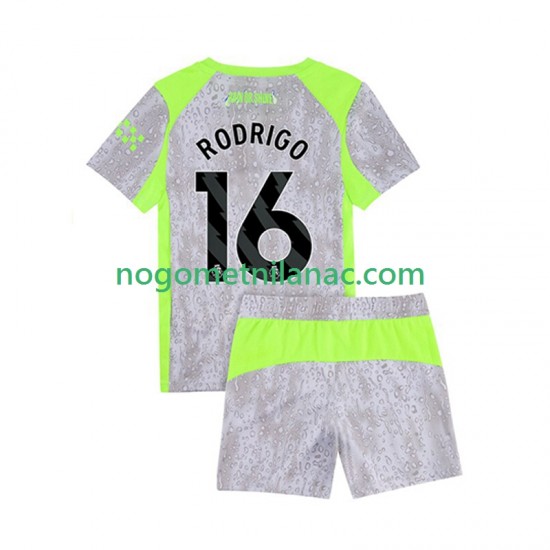 Dres Manchester City Rodrigo Hernandez 16 Treći 2025-2026 Kratkih Rukava - Dječji