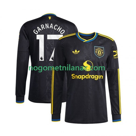 Dres Manchester United Alejandro Garnacho 17 Treći 2025-2026 Dugim Rukavima - Muški