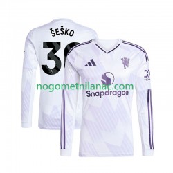 Dres Manchester United Benjamin Sesko 30 Gostujući 2025-2026 Dugim Rukavima - Muški Dres Manchester United Benjamin Sesko 30 Gostujući 2025-2026 Dugim Rukavima - Muški