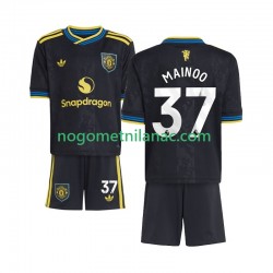 Dres Manchester United Kobbie Mainoo 37 Treći 2025-2026 Kratkih Rukava - Dječji