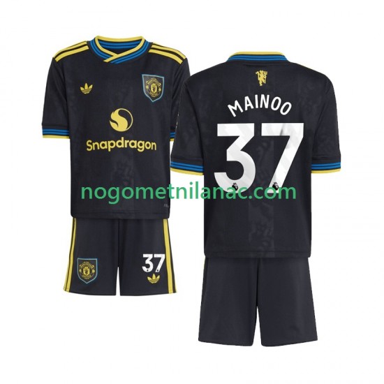 Dres Manchester United Kobbie Mainoo 37 Treći 2025-2026 Kratkih Rukava - Dječji