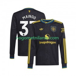 Dres Manchester United Kobbie Mainoo 37 Treći 2025-2026 Dugim Rukavima - Muški
