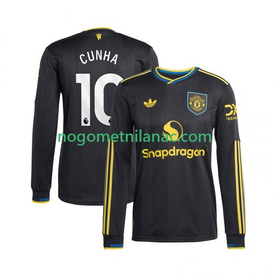 Dres Manchester United Matheus Cunha 10 Treći 2025-2026 Dugim Rukavima - Muški