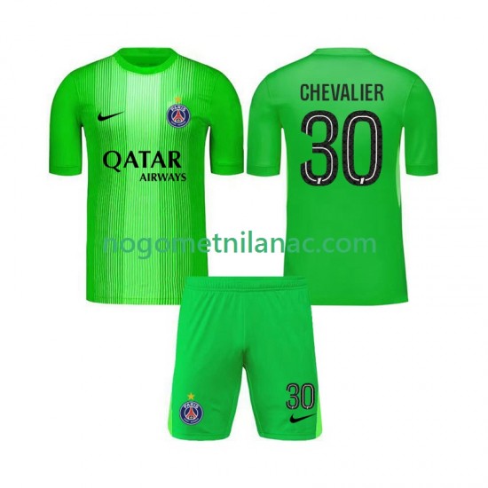 Golmanski Dres - Dres Paris Saint-Germain Lucas Chevalier 30 Gostujući 2025-2026 Kratkih Rukava - Dječji