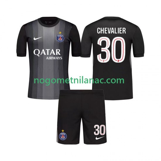 Golmanski Dres - Dres Paris Saint-Germain Lucas Chevalier 30 Domaći 2025-2026 Kratkih Rukava - Dječji