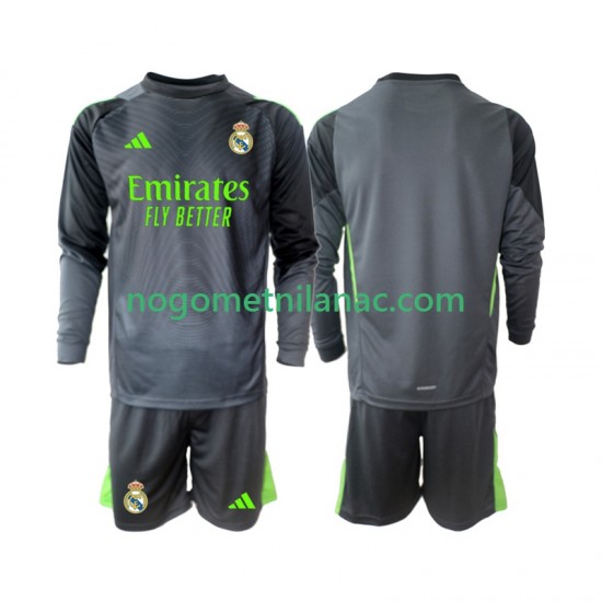 Golmanski Dres - Dres Real Madrid Treći 2025-2026 Dugim Rukavima - Dječji