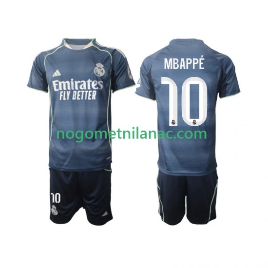 Dres Real Madrid Mbappé Kylian 10 Gostujući 2025-2026 Kratkih Rukava - Dječji