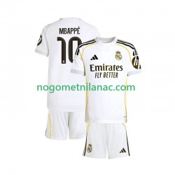 Dres Real Madrid Mbappé Kylian 10 Domaći 2025-2026 Kratkih Rukava - Dječji