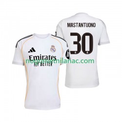 Dres Real Madrid Mastantuono 30 Domaći 2025-2026 Kratkih Rukava - Muški