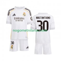 Dres Real Madrid Mastantuono 30 Domaći 2025-2026 Kratkih Rukava - Dječji
