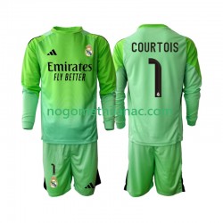 Dres Real Madrid Thibaut Courtois 1 Gostujući 2025-2026 Dugim Rukavima - Dječji