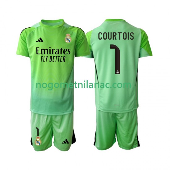 Dres Real Madrid Thibaut Courtois 1 Gostujući 2025-2026 Kratkih Rukava - Dječji