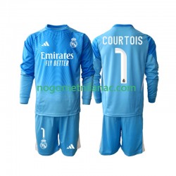 Dres Real Madrid Thibaut Courtois 1 Domaći 2025-2026 Dugim Rukavima - Dječji