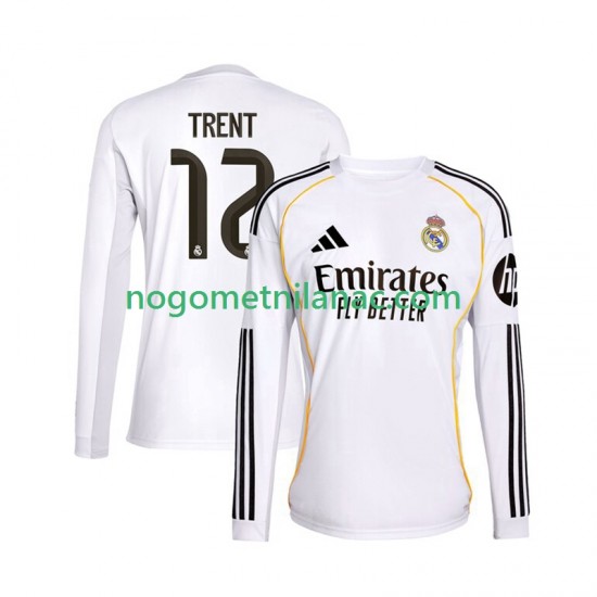 Dres Real Madrid Trent Alexander-Arnold 12 Domaći 2025-2026 Dugim Rukavima - Muški