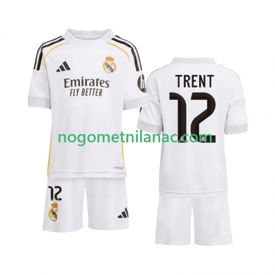 Dres Real Madrid Trent Alexander-Arnold 12 Domaći 2025-2026 Kratkih Rukava - Dječji