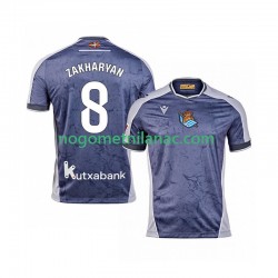 Dres Real Sociedad Arsen Zakharyan 8 Gostujući 2025-2026 Kratkih Rukava - Muški Dres Real Sociedad Arsen Zakharyan 8 Gostujući 2025-2026 Kratkih Rukava - Muški