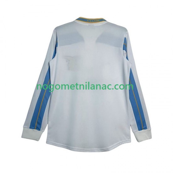 Dres SS Lazio 2000 Retro Gostujući 1999 Dugim Rukavima - Muški