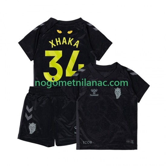 Dres Sunderland Granit Xhaka 34 Treći 2025-2026 Kratkih Rukava - Dječji