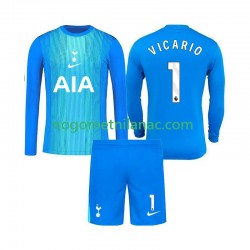 Golmanski Dres - Dres Tottenham Hotspur Guglielmo Vicario 1 Gostujući 2025-2026 Dugim Rukavima - Dječji